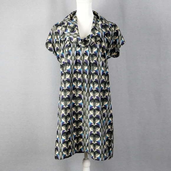 Love Moschino Cowl Neck Toggle Sleeve Dress - Picture 2 of 11